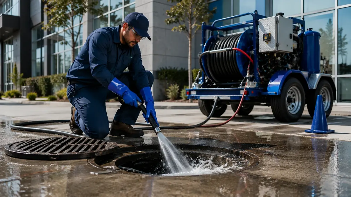 Commercial Hydro Jet Drain Cleaning in Escondido