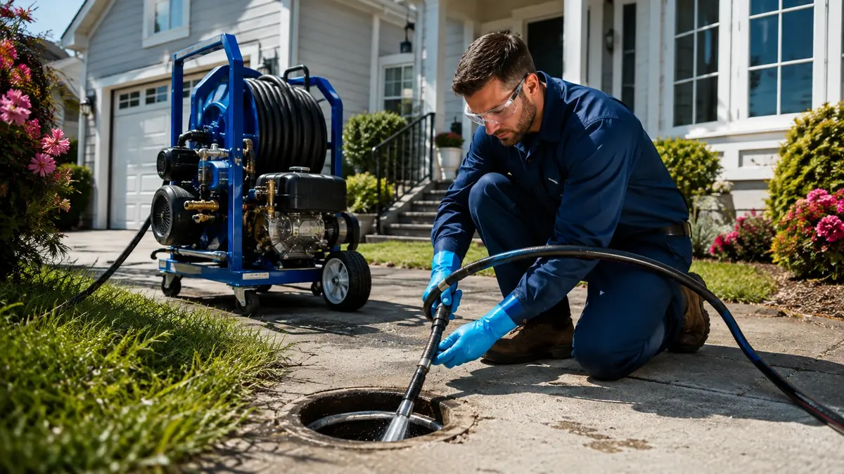 Residential Hydro Jet Drain Cleaning in Escondido