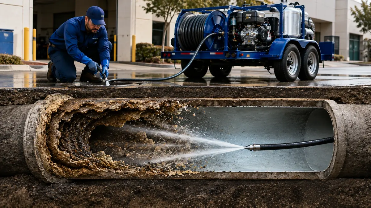 Sewer Pipe Descaling in Escondido